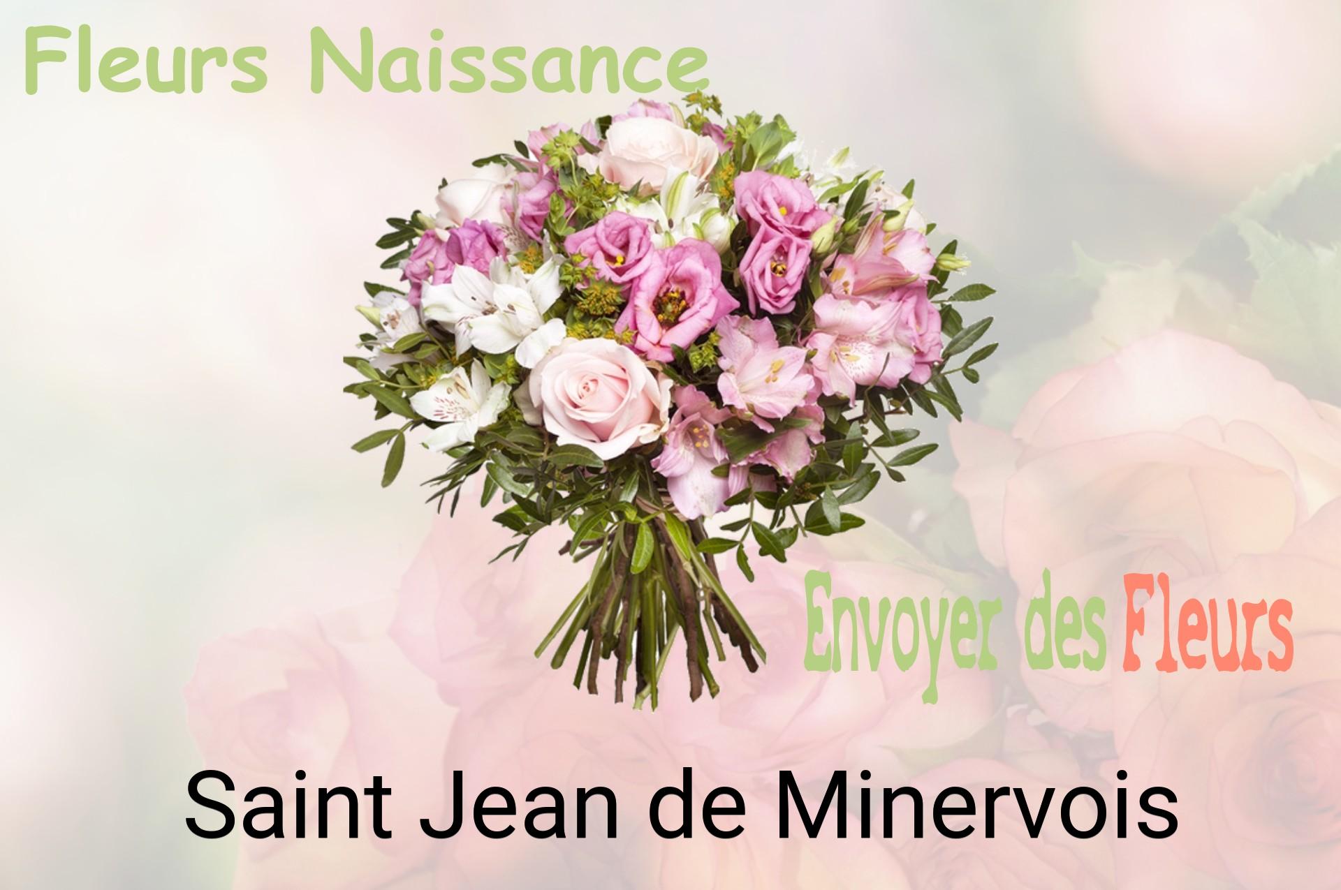 Bouquet de fleurs de naissance livré à Saint-Jean-de-Minervois
